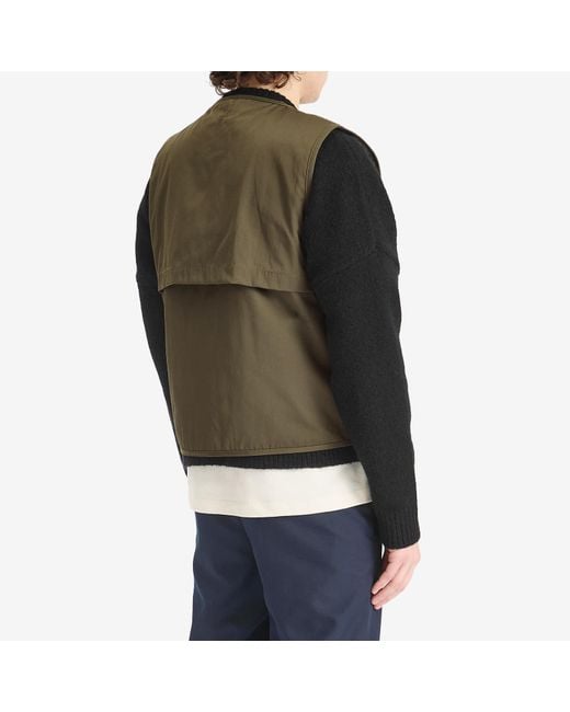 About Blank Green Reversible Gilet for men