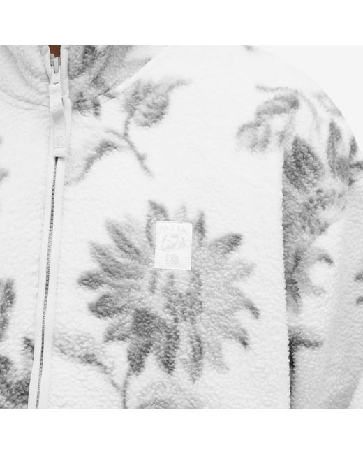 PATTA Gray Sunflower Sherpa Fleece Jacket for men