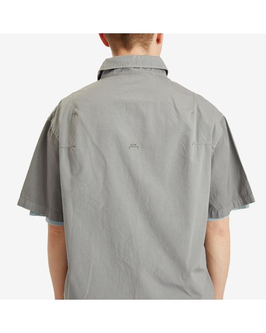 A_COLD_WALL* Gray Brunswick Short Sleeve Shirt for men