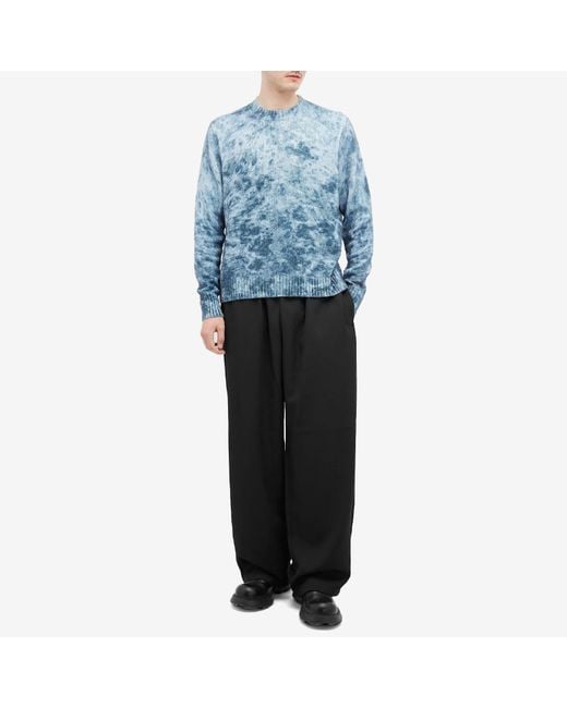 Acne Blue Acid Summer Tie Dye Jumper for men