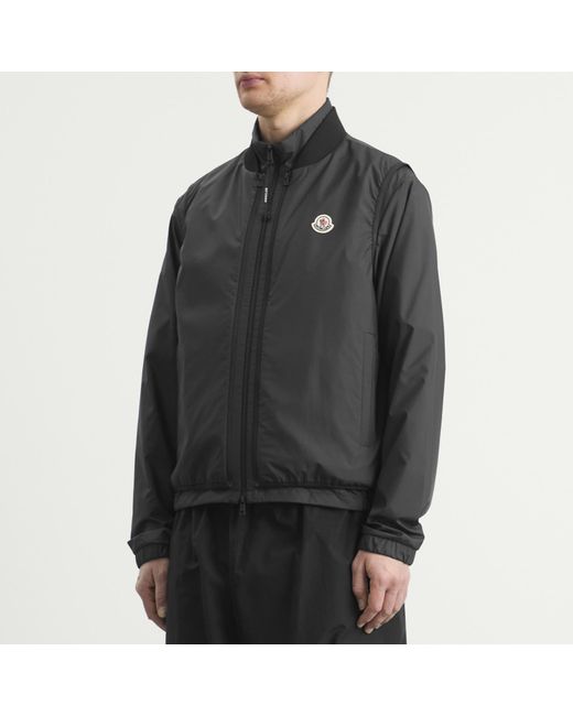 Moncler Black Hemmoor Jacket With Removable Gilet for men