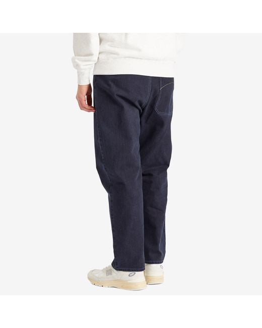 Folk Blue Barrel Leg Jean for men