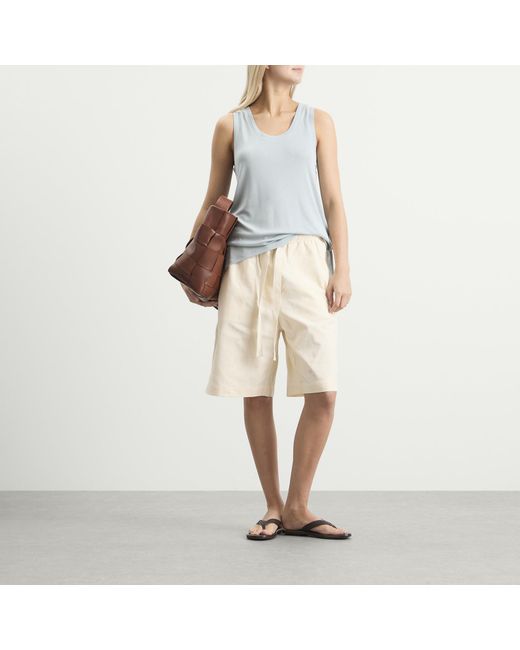 Studio Nicholson Blue Scoop Neck Vest