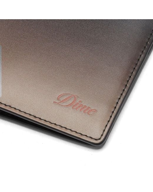 Dime Black Cursive Gradient Wallet for men