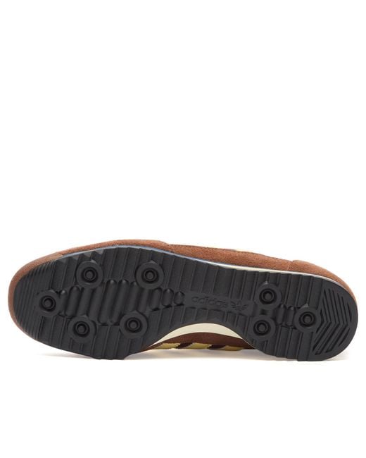 Adidas Originals Brown Sl 72 Og Nylon And Suede Sneakers for men