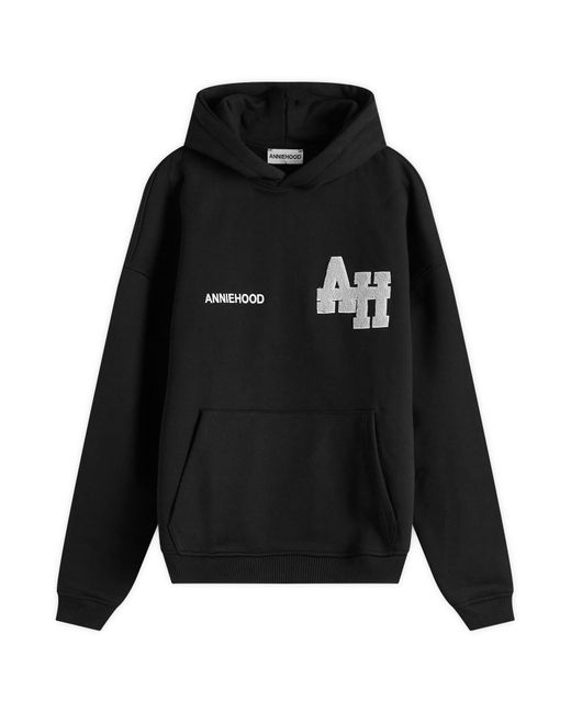 Annie Hood Black College Hoodie for men
