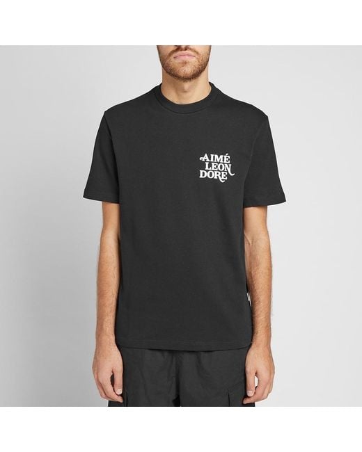 Aimé Leon Dore 12 Oz 70's Logo Graphic Tee in Black for Men | Lyst