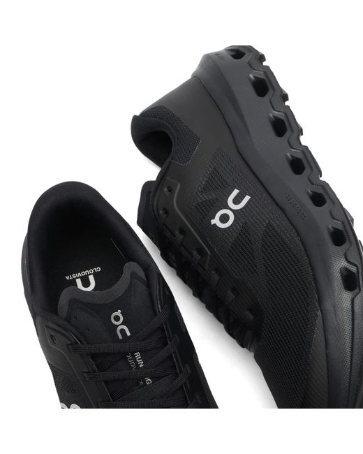 On Shoes Black Cloudvista 3 Sneaker for men