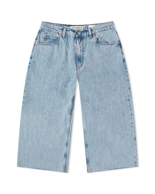 Our Legacy Half Cut Jeans in Blue | Lyst