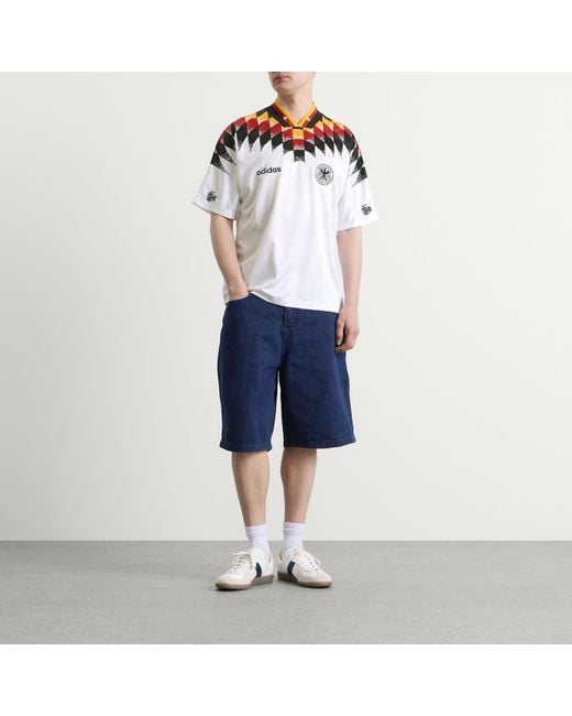 Adidas Blue Germany 1994 Home Jersey Top for men