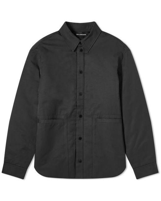 Han Kjobenhavn Black Oversized Padded Overshirt for men