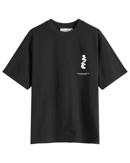 Purple Mountain Observatory Black Boulder T-Shirt for men