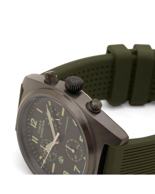 Timex Black Expedition Capstone Chrono Watch