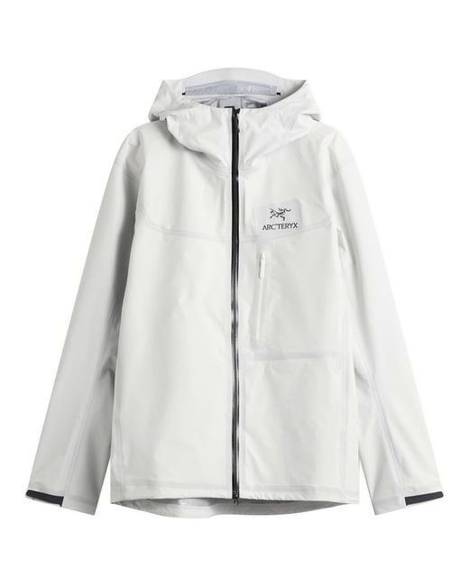 Arc'teryx White Alpha Sl Gore-Tex Jacket for men