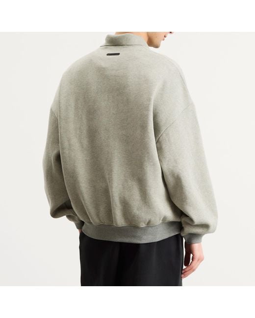 Fear Of God Gray Signature 90S Polo Sweatshirt for men