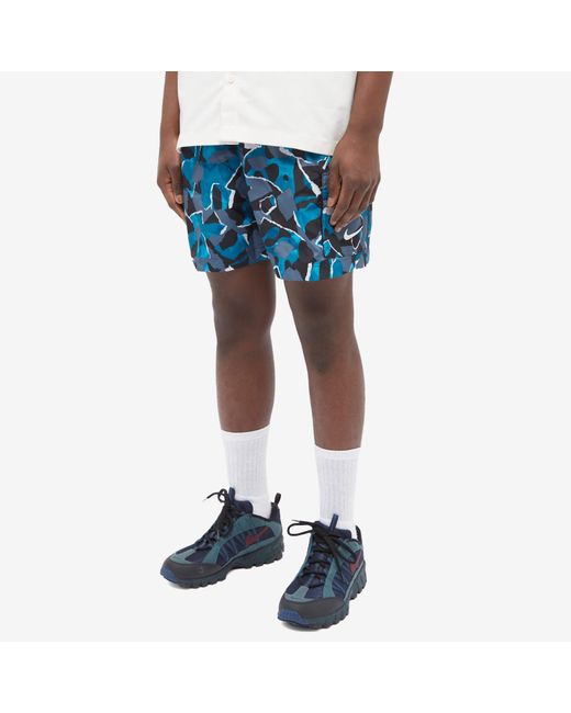 Blue Camo Swim Shorts - 5