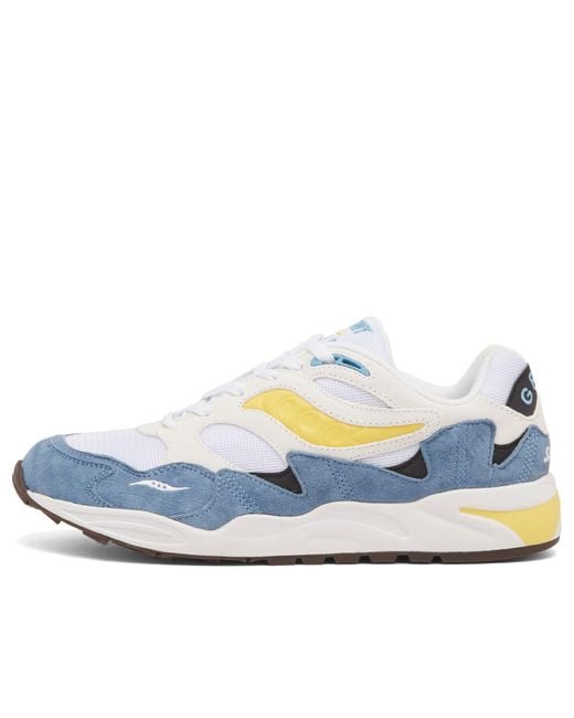 Saucony Blue Grid Shadow 2 Sneakers for men