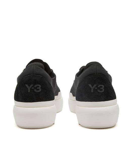 Y-3 Black Ajatu Court Formal Sneakers for men