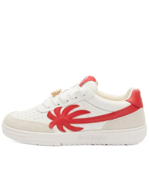 Palm Angels White University Sneakers for men