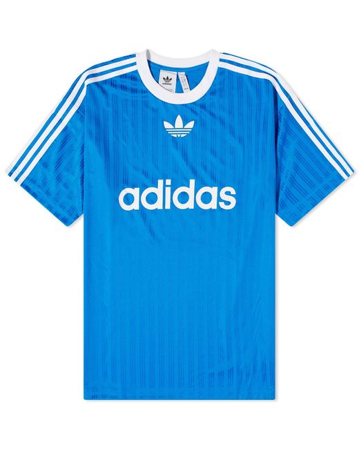 Adidas Blue Adicolor Poly T-Shirt for men