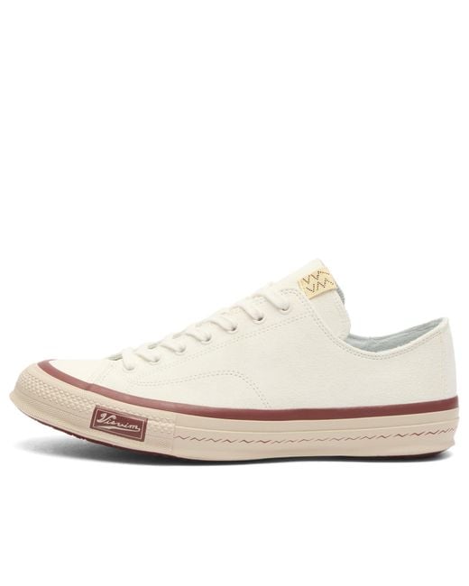 Visvim White Skagway Lo Suede Sneaker for men