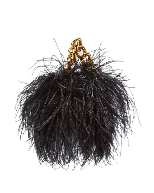 16Arlington Black Feather Bag