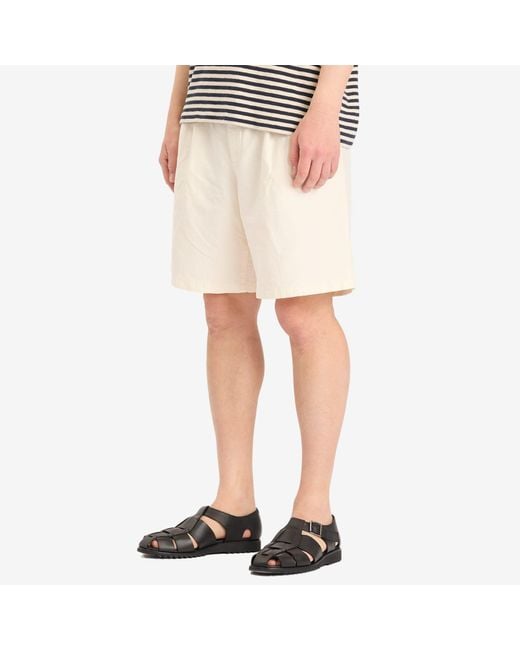 Norse Projects Natural Benn Cotton Linen Shorts for men