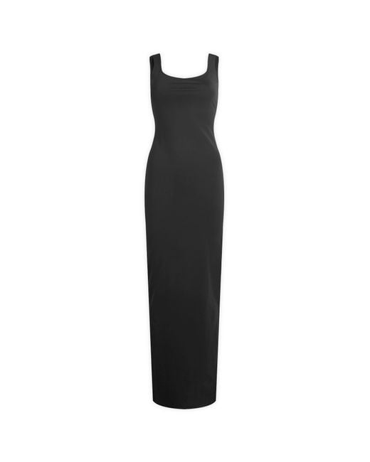 Entire studios Black Square Neck Dress