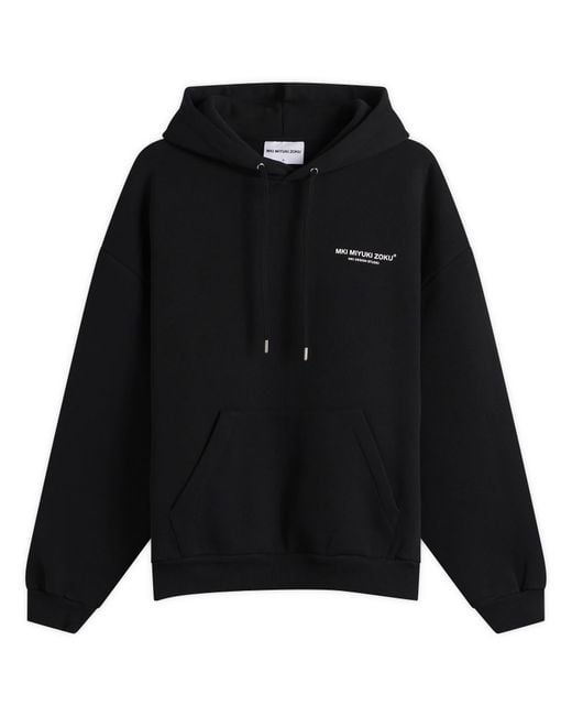 MKI Miyuki-Zoku Black Design Studio Hoodie for men