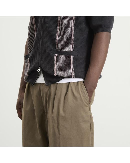 Beams Plus Green 2 Pleat Chino for men