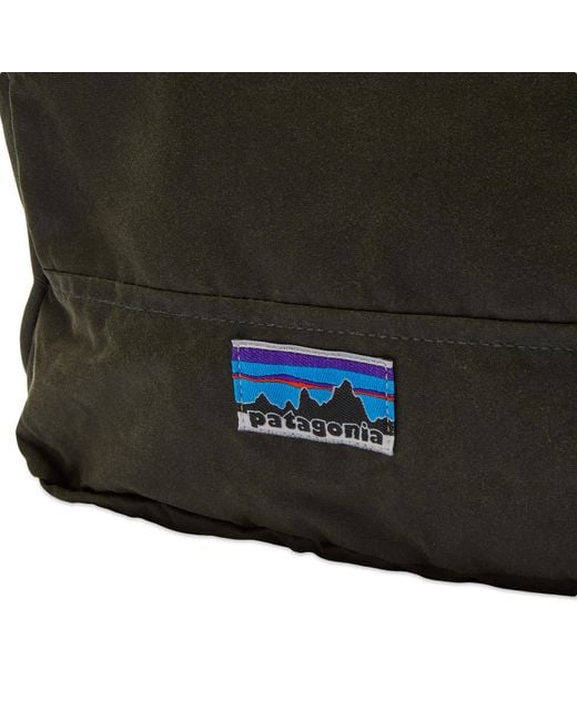 Patagonia Green Waxed Canvas Tote Pack Basin for men