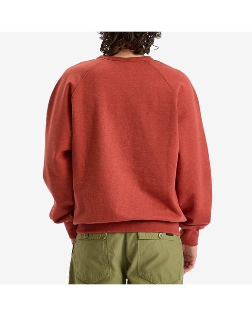 FRIZMWORKS Red Og Heavyweight Sweatshirt for men