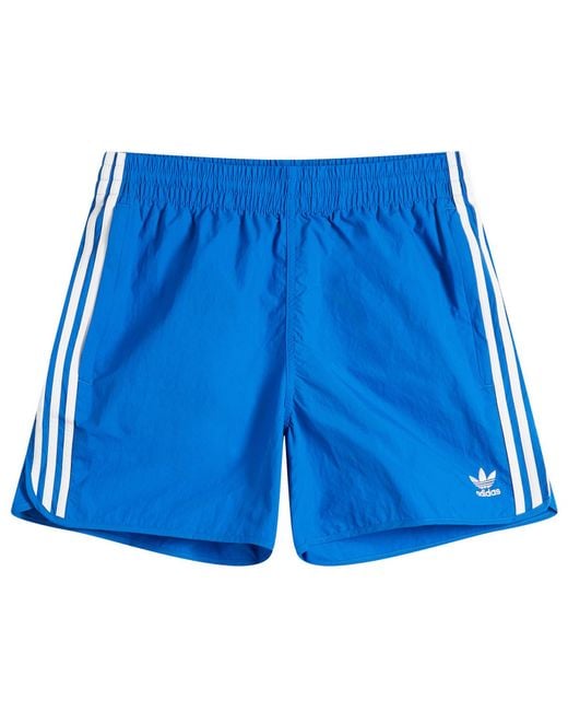 Adidas Blue Adicolor Classics Sprinter Shorts for men