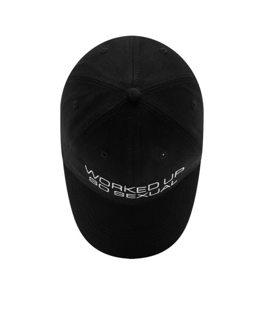 Pleasures Black Worked Up Polo Cap for men
