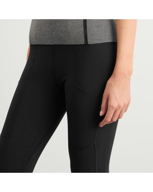 Coperni Black Cycling Capri Leggings