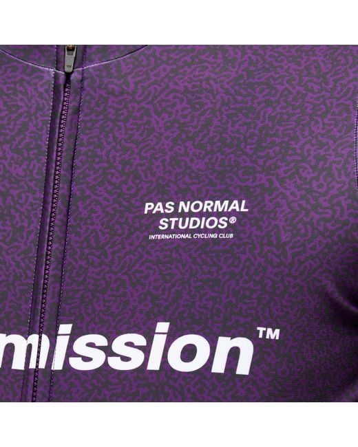 Pas Normal Studios Purple T.K.O Short Sleeve Jersey for men
