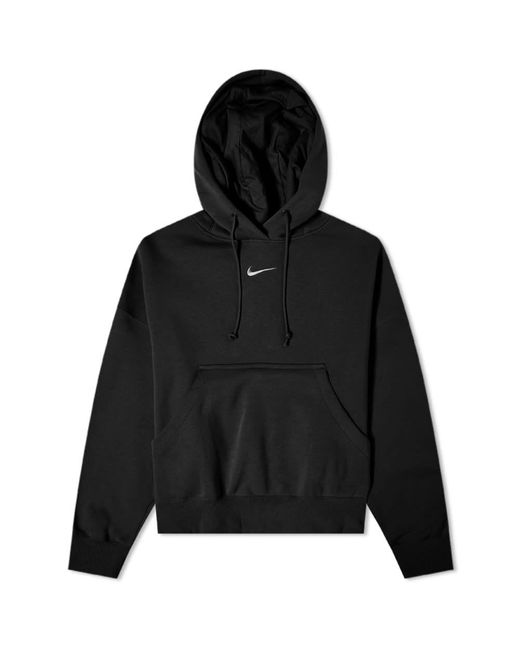 Nike Phoenix Fleece Oversized Hoody in Black | Lyst