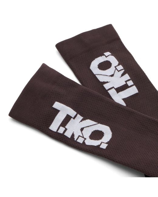 Pas Normal Studios Brown T.K.O. Race Socks for men