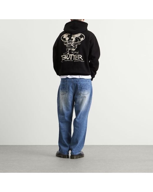 Butter Goods Black Terrain Hoodie for men