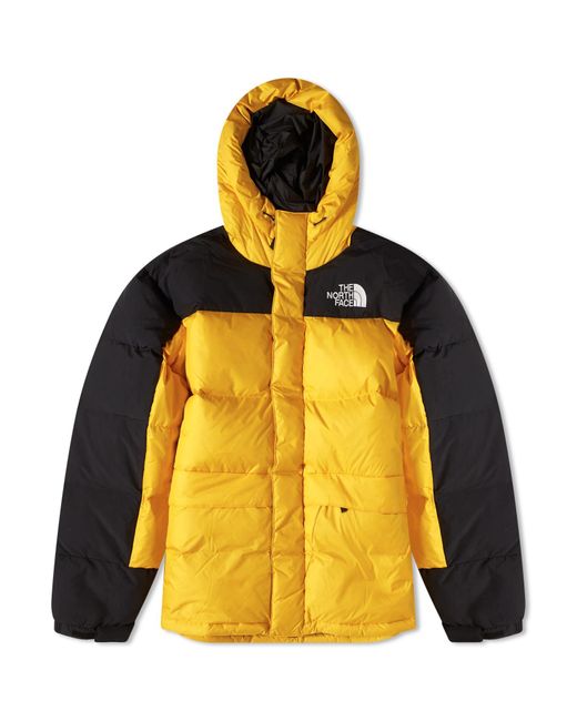 The North Face Yellow Himalayan Down Parka Jacket for men