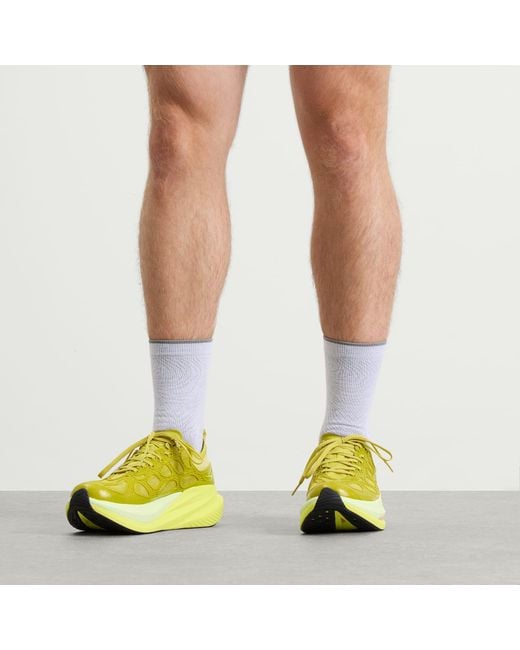 Hoka One One Yellow U Mach X Caged Sneaker