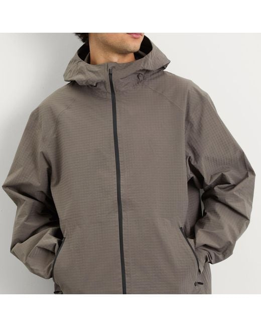 Hiking Patrol Gray Waypoint Ripstop Hooded Jacket for men