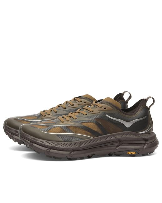 Hoka One One Brown Mafate Speed 4 Lite Sneaker for men