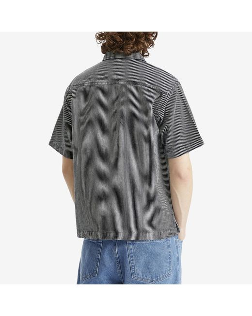 No Problemo Gray Mini Problemo Ss Work Shirt for men