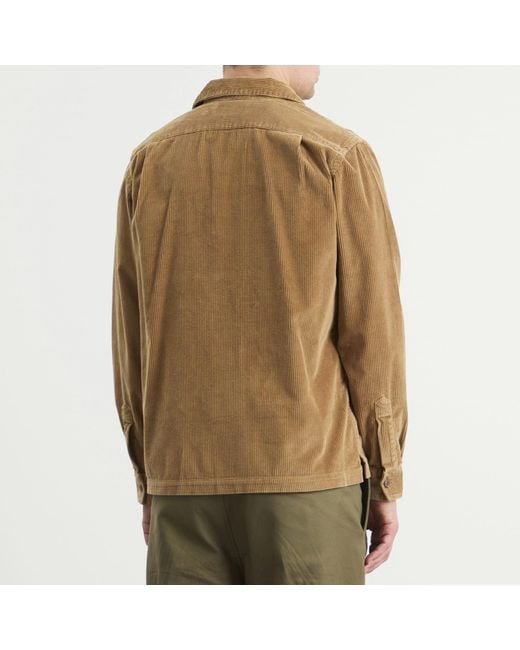 Polo Ralph Lauren Green Corduroy Overshirt for men