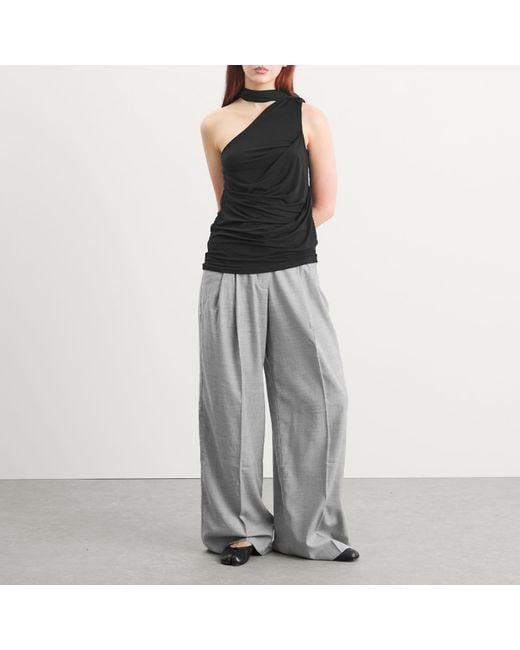 Entire studios Black Sleeveless Dalters Top