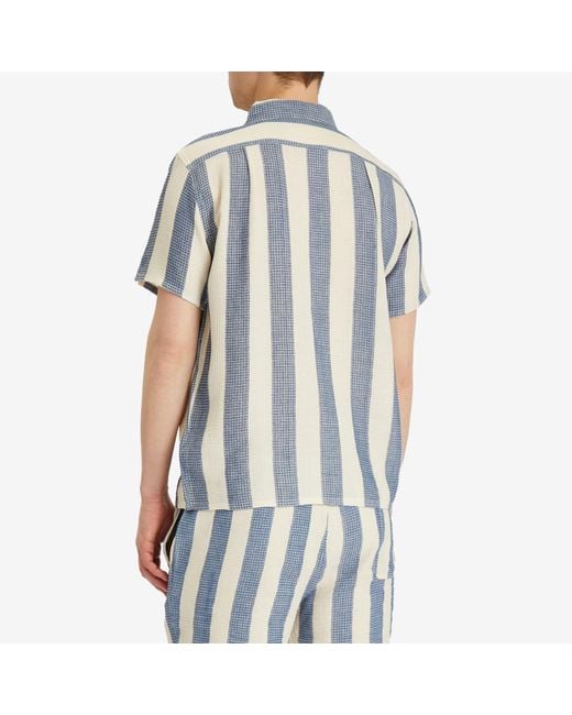 Kardo Blue Chintan Vacation Shirt for men