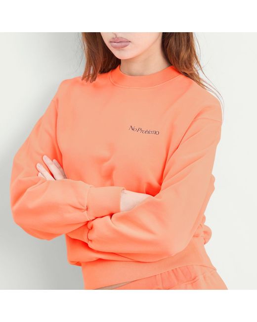 No Problemo Orange Mini Problemo Sweatshirt