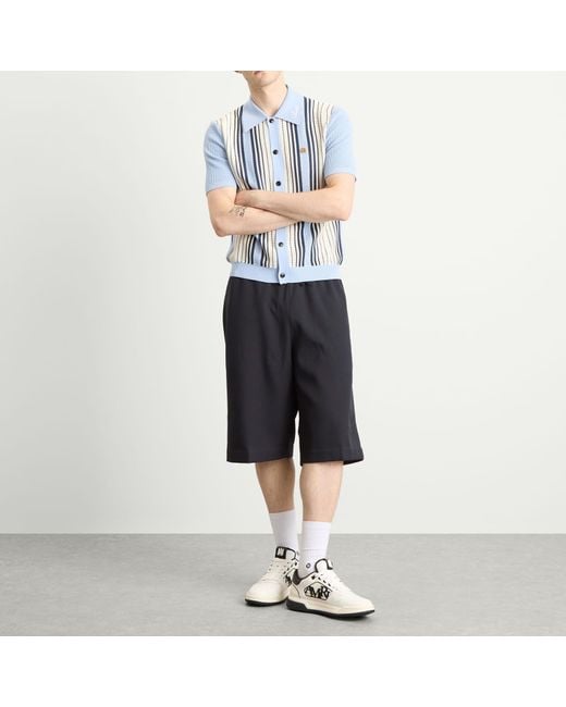 Amiri Blue Script Stripe Shirt for men