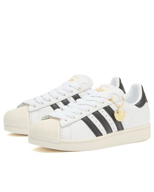 Adidas White Superstar Ii Sneaker